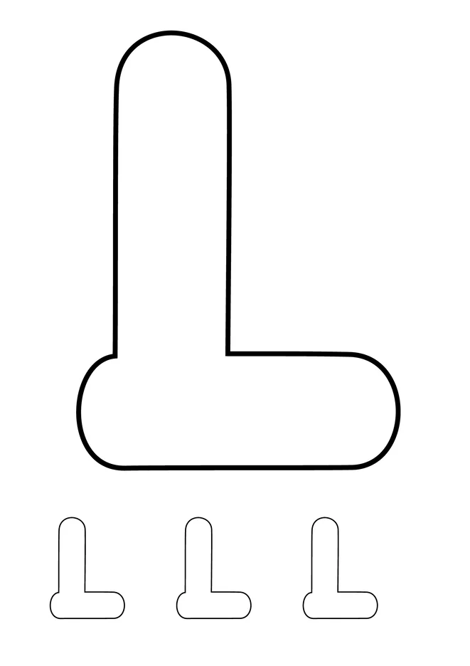 Alfabeto para colorir e imprimir para imprimir e colorir - imagem 13